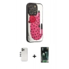 MARSİLYAN™- iPhone 12 Pro Kılıf Odak Klasik Serisi - Şeffaf 360 Full Body Arka Koruyucu + Shine Kamera Lens - GS