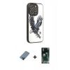 MARSİLYAN™- iPhone 12 Pro Kılıf Odak Klasik Serisi - Şeffaf 360 Full Body Arka Koruyucu + Metal Kamera Lens Koruma Cam - MI