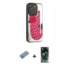 MARSİLYAN™- iPhone 12 Pro Kılıf Odak Klasik Serisi - Şeffaf 360 Full Body Arka Koruyucu + Shine Kamera Lens Koruma Cam - PE