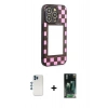 MARSİLYAN™- iPhone 12 Pro Kılıf Odak Klasik Serisi - Şeffaf 360 Full Body Arka Koruyucu + Shine Kamera Lens - MI