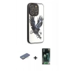 MARSİLYAN™- iPhone 12 Pro Kılıf Odak Klasik Serisi - Şeffaf 360 Full Body Arka Koruyucu + Renkli Kamera Lens Koruma Cam - YL