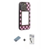 MARSİLYAN™- iPhone 12 Pro Kılıf Odak Klasik Serisi - Şeffaf Uv Polymer Nano Ekran Koruyucu + Shine Kamera Lens Koruma Cam - GI