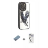 MARSİLYAN™- iPhone 12 Pro Kılıf Odak Klasik Serisi - Şeffaf Uv Polymer Nano Ekran Koruyucu + Shine Kamera Lens Koruma Cam - GI