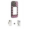 MARSİLYAN™- iPhone 12 Pro Kılıf Odak Klasik Serisi - Şeffaf Uv Polymer Nano Ekran Koruyucu + Shine Kamera Lens - GD