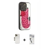 MARSİLYAN™- iPhone 12 Pro Kılıf Odak Klasik Serisi - Şeffaf Uv Polymer Nano Ekran Koruyucu + Shine Kamera Lens - GD