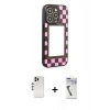 MARSİLYAN™- iPhone 12 Pro Kılıf Odak Klasik Serisi - Şeffaf Uv Polymer Nano Ekran Koruyucu + Shine Kamera Lens - GS