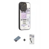 MARSİLYAN™- iPhone 12 Pro Kılıf Odak Klasik Serisi - Şeffaf Uv Polymer Nano Ekran Koruyucu + Metal Kamera Lens Koruma Cam - KI