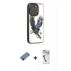 MARSİLYAN™- iPhone 12 Pro Kılıf Odak Klasik Serisi - Şeffaf Uv Polymer Nano Ekran Koruyucu + Metal Kamera Lens Koruma Cam - KI