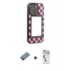 MARSİLYAN™- iPhone 12 Pro Kılıf Odak Klasik Serisi - Şeffaf Uv Polymer Nano Ekran Koruyucu + Metal Kamera Lens Koruma Cam - KI