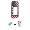 MARSİLYAN™- iPhone 12 Pro Kılıf Odak Klasik Serisi - Şeffaf Uv Polymer Nano Ekran Koruyucu + Metal Kamera Lens Koruma Cam - KUYL