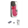 MARSİLYAN™- iPhone 12 Pro Kılıf Odak Klasik Serisi - Şeffaf Uv Polymer Nano Ekran Koruyucu + Renkli Kamera Lens Koruma Cam - TU