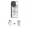 MARSİLYAN™- iPhone 12 Pro Kılıf Odak Klasik Serisi - Şeffaf Uv Polymer Nano Ekran Koruyucu + Shine Kamera Lens - MI
