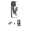 MARSİLYAN™- iPhone 12 Pro Kılıf Odak Klasik Serisi - Siyah 34D Hayalet Izgaralı Cam + Shine Kamera Lens Koruma Cam - GI