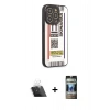 MARSİLYAN™- iPhone 12 Pro Kılıf Odak Klasik Serisi - Siyah 34D Hayalet Izgaralı Cam + Kamera Lens Koruma Cam - SF