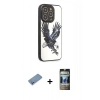 MARSİLYAN™- iPhone 12 Pro Kılıf Odak Klasik Serisi - Siyah 34D Hayalet Izgaralı Cam + Shine Kamera Lens Koruma Cam - GS