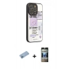 MARSİLYAN™- iPhone 12 Pro Kılıf Odak Klasik Serisi - Siyah 34D Hayalet Izgaralı Cam + Shine Kamera Lens Koruma Cam - MI