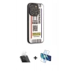 MARSİLYAN™- iPhone 12 Pro Kılıf Odak Klasik Serisi - Siyah 3D Antistatik Cam Ekran Koruyucu + Kamera Lens Koruma Cam - SF