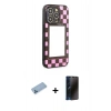 MARSİLYAN™- iPhone 12 Pro Kılıf Odak Klasik Serisi - Siyah 3D Antistatik Hayalet Cam Ekran Koruyucu + Shine Kamera Lens Koruma Cam - MI