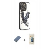 MARSİLYAN™- iPhone 12 Pro Kılıf Odak Klasik Serisi - Siyah 6D Mat Seramik Hayalet Nano Ekran Koruyucu + Metal Kamera Lens Koruma Cam - AKYL