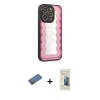 MARSİLYAN™- iPhone 12 Pro Kılıf Odak Klasik Serisi - Siyah 6D Mat Seramik Hayalet Nano Ekran Koruyucu + Shine Kamera Lens Koruma Cam - GD
