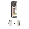 MARSİLYAN™- iPhone 12 Pro Kılıf Odak Klasik Serisi - Siyah 6D Mat Seramik Hayalet Nano Ekran Koruyucu + Shine Kamera Lens - GS