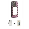 MARSİLYAN™- iPhone 12 Pro Kılıf Odak Klasik Serisi - Siyah 6D Mat Seramik Hayalet Nano Ekran Koruyucu + Shine Kamera Lens - GS
