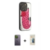 MARSİLYAN™- iPhone 12 Pro Kılıf Odak Klasik Serisi - Siyah 6D Mat Seramik Hayalet Nano Ekran Koruyucu + Neon Fosforlu Kamera Lens - YL