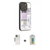 MARSİLYAN™- iPhone 12 Pro Kılıf Odak Klasik Serisi - Siyah Polymer Nano Ekran Koruyucu + Shine Kamera Lens - GD