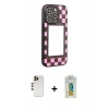 MARSİLYAN™- iPhone 12 Pro Kılıf Odak Klasik Serisi - Siyah Polymer Nano Ekran Koruyucu + Shine Kamera Lens - GD