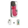 MARSİLYAN™- iPhone 12 Pro Kılıf Odak Klasik Serisi - Siyah Polymer Nano Ekran Koruyucu + Shine Kamera Lens - GD