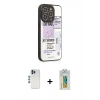MARSİLYAN™- iPhone 12 Pro Kılıf Odak Klasik Serisi - Siyah Polymer Nano Ekran Koruyucu + Shine Kamera Lens - MI