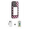 MARSİLYAN™- iPhone 12 Pro Kılıf Odak Klasik Serisi - Siyah Polymer Nano Ekran Koruyucu + Shine Kamera Lens - MI