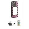 MARSİLYAN™- iPhone 12 Pro Kılıf Odak Klasik Serisi - Siyah Polymer Nano Ekran Koruyucu + Kamera Lens Koruma Cam - SF