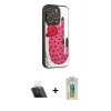 MARSİLYAN™- iPhone 12 Pro Kılıf Odak Klasik Serisi - Siyah Polymer Nano Ekran Koruyucu + Kamera Lens Koruma Cam - SF