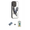 MARSİLYAN™- iPhone 12 Pro Kılıf Odak Klasik Serisi - Siyah Polymer Nano Ekran Koruyucu + Shine Kamera Lens Koruma Cam - SH