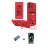 MARSİLYAN™- iPhone 12 Pro Kılıf Vadi Form Prime - Şeffaf 360 Full Body Arka Koruyucu + Shine Kamera Lens Koruma Cam - SH
