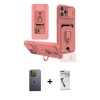 MARSİLYAN™- iPhone 12 Pro Kılıf Vadi Form Prime - Şeffaf Uv Polymer Nano Ekran Koruyucu + Neon Fosforlu Kamera Lens - YL