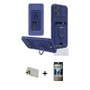 MARSİLYAN™- iPhone 12 Pro Kılıf Vadi Form Prime - Siyah 34D Hayalet Izgaralı Cam + Rainbow Kamera Lens Koruma Cam - GD