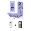 MARSİLYAN™- iPhone 12 Pro Kılıf Vadi Form Prime - Siyah 34D Hayalet Izgaralı Cam + Shine Kamera Lens - MI