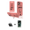 MARSİLYAN™- iPhone 12 Pro Kılıf Vadi Form Prime - Siyah 360 Mat Full Body Arka Koruyucu + Kamera Lens Koruma Cam - SF