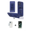 MARSİLYAN™- iPhone 12 Pro Kılıf Vadi Form Prime - Siyah 360 Mat Full Body Arka Koruyucu + Shine Kamera Lens - MI