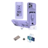 MARSİLYAN™- iPhone 12 Pro Kılıf Vadi Form Prime - Siyah 3D Antistatik Cam Ekran Koruyucu + Shine Kamera Lens Koruma Cam - SABE