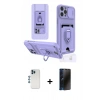 MARSİLYAN™- iPhone 12 Pro Kılıf Vadi Form Prime - Siyah 3D Antistatik Hayalet Cam Ekran Koruyucu + Shine Kamera Lens - MI