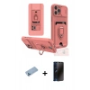 MARSİLYAN™- iPhone 12 Pro Kılıf Vadi Form Prime - Siyah 3D Antistatik Hayalet Cam Ekran Koruyucu + Shine Kamera Lens Koruma Cam - MI