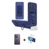 MARSİLYAN™- iPhone 12 Pro Kılıf Vadi Form Prime - Siyah 3D Antistatik Seramik Nano Ekran Koruyucu + Neon Fosforlu Kamera Lens - BZ