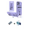 MARSİLYAN™- iPhone 12 Pro Kılıf Vadi Form Prime - Siyah 3D Antistatik Seramik Nano Ekran Koruyucu + Metal Kamera Lens Koruma Cam - KI