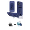 MARSİLYAN™- iPhone 12 Pro Kılıf Vadi Form Prime - Siyah 3D Antistatik Seramik Nano Ekran Koruyucu + Kamera Lens Koruma Cam - SF