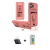 MARSİLYAN™- iPhone 12 Pro Kılıf Vadi Form Prime - Siyah Polymer Nano Ekran Koruyucu + Kamera Lens Koruma Cam - SF
