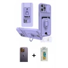 MARSİLYAN™- iPhone 12 Pro Kılıf Vadi Form Prime - Siyah Polymer Nano Ekran Koruyucu + Sarı Neon Fosforlu Kamera Lens