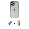 MARSİLYAN™- iPhone 12 Pro Kılıf Vadi Minimal - Siyah 6D Mat Seramik Hayalet Nano Ekran Koruyucu + Metal Kamera Lens Koruma Cam - MI